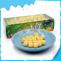 Crispy Pineapple flavor fruity gummy candy ball 