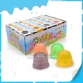Halal 4pcs 50g fruity flavor jelly cup in sleeve paper 