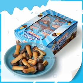 Mushroom chocolate biscuit