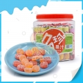 Round roll kosher sugar coated gummy jelly wholsale 