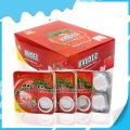 Baldez strawberry flavor bubble gum jam filling chewing gum china supplier 