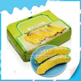 Banana gummy candy