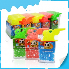 football whistle toy candy