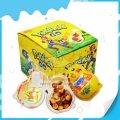 Hot Sale Funny Cartoon Surprise Egg Chocolate with toy and biscuit 