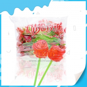 rose lollipop