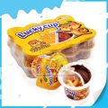 Yellow 24 Pieces Lucky Cup Chocolate and Biscuit 