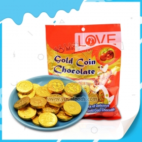 mini coins chocolate