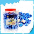 600g swiss yogurt flavor soft candy cubes in jar 