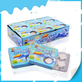 center filled chewing gum