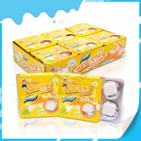 center filled chewing gum
