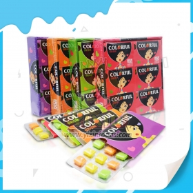 colorful chewing gum