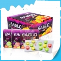 Four Fruity Flavour Crispy Skin Bubble Gum And Chewing Gum 