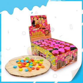 barrel packing bubble gum