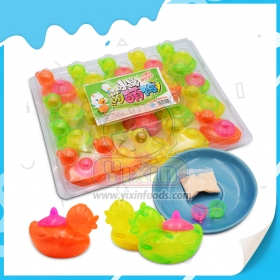 Duck teapot shape powder candy
