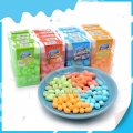 Six flavor star light fruit hard candy in small box 