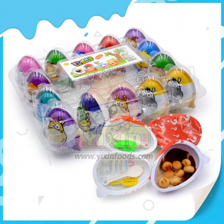 animal packing chocolate egg