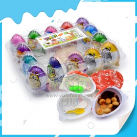 animal packing chocolate egg