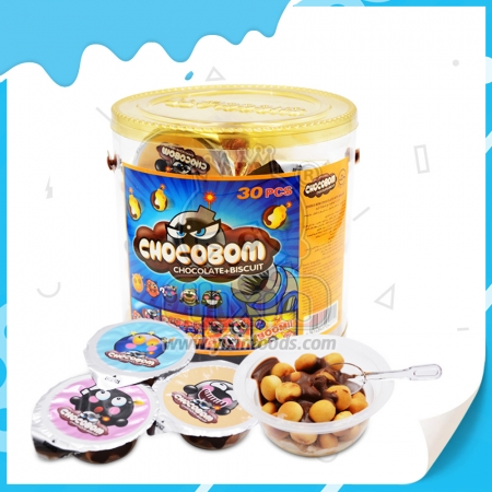 chocolate biscuit cup