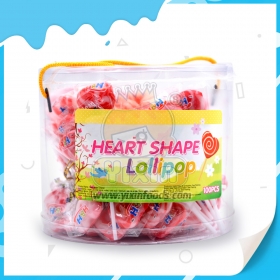 heart hard lollipop