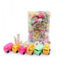 High quality plastic technic truck toy candy with tattoo 