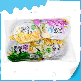 banana shape design fruity jelly