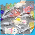 Bulk cartoon character fruit flavor lollipop 