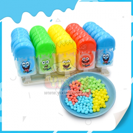 ice cream shape bottle with press candy