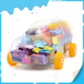 Fruit bubble gum with  tattoo in car jar 