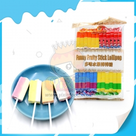 funny fruity stick lollipop