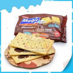 chocolate flavor sandwich cracker