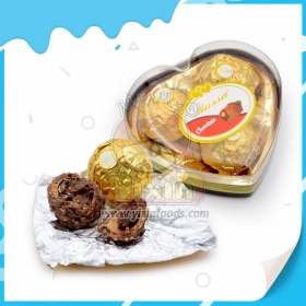 3pcs heart shape chocolate