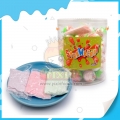 Delicious 10g strawberry flavor powder candy in jar 