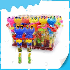 Colorful frog drum toys candy