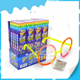 Lighting glasses popping candy