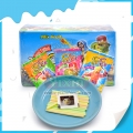 Yummy mix fruit flavor cc stick candy with cartoon tattoo 