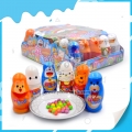 Newest bottle cartoon packing desigh with fruity press candy 