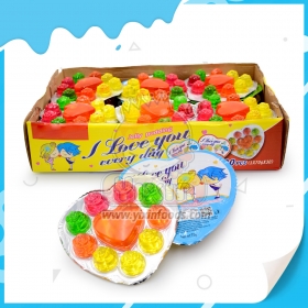 heart shape jelly
