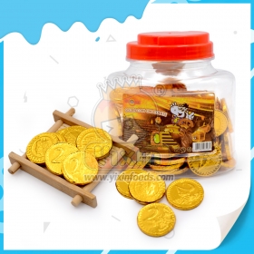 golden coin chocolate