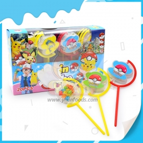 pokemon cartoon toy with candy
