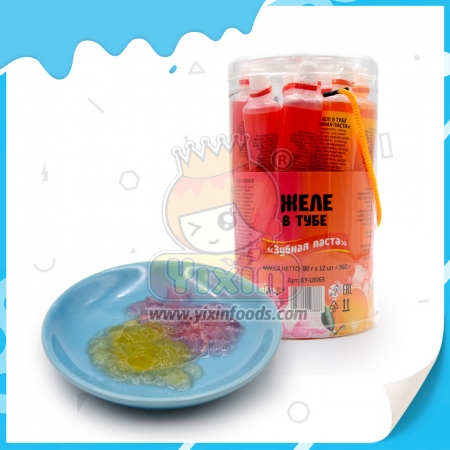 tootshpaste shape jelly