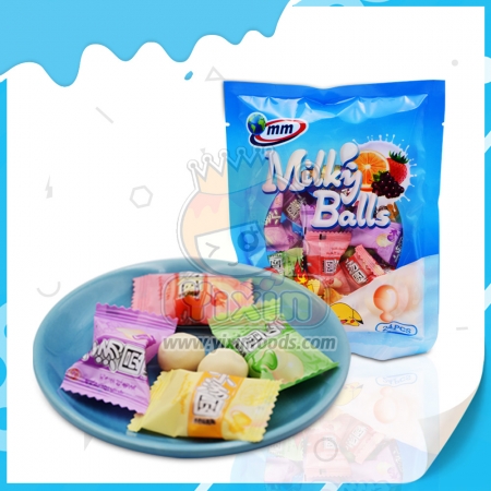 Fruit flavor jam filing milk balls
