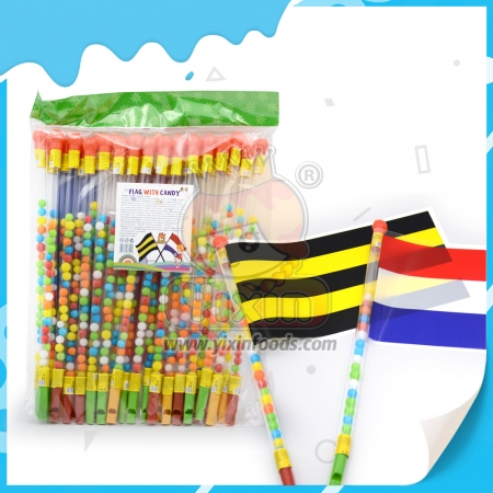 flag and whistle toy candy