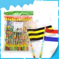 Fun with Flag Fruity Flavor Candy with whistle Toy For Kids 