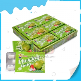 grape and cherry chewing gum
