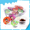Delicious interesting packing cartoon chocolate and marshmallow 