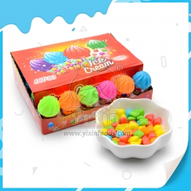 ice cream shape packing bubble gum