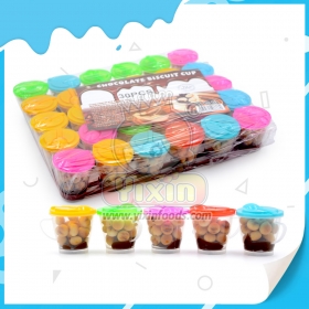 chocolate biscuit cup