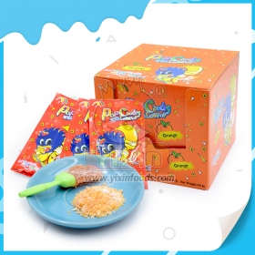 popping candy with lollipop
