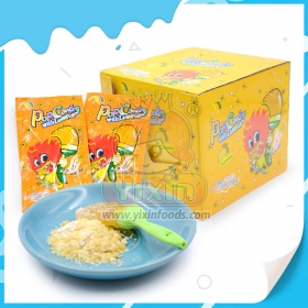 popping candy with lollipop