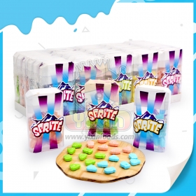 colorful compressed candy